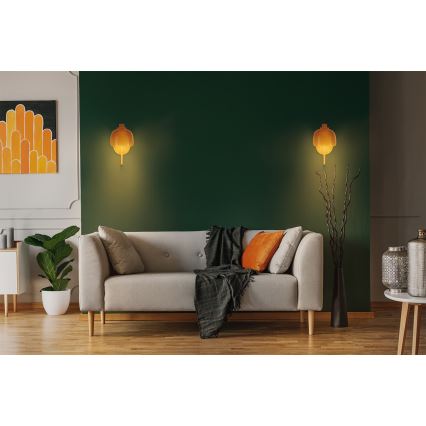 Osram - Zidna lampa DECOR COROLLE 1xG9/20W/230V narandžasta