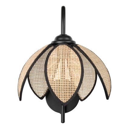Osram - Zidna lampa DECOR RATTAN 1xE27/15W/230V bež/crna