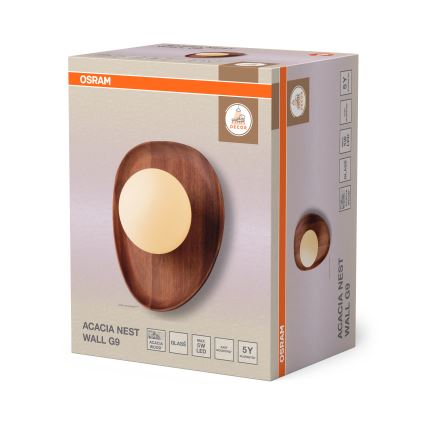 Osram - Zidna svetiljka ACACIA NEST 1xG9/5W/230V bagrem