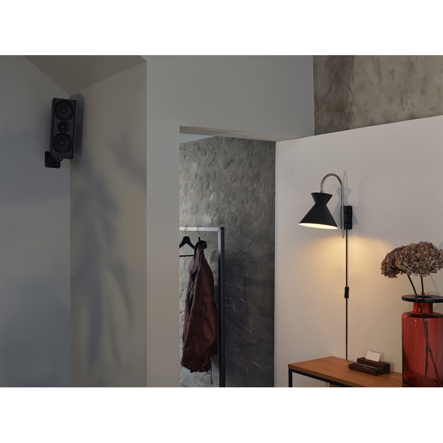 Osram - Zidna svetiljka DECOR WAIST 1xE27/40W/230V crna