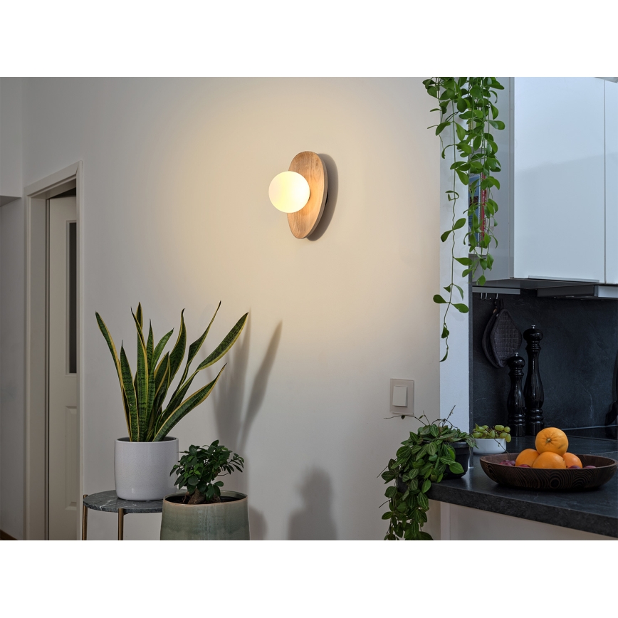 Osram - Zidno svetlo WOOD NEST 1xG9/5W/230V kaučukovo drvo