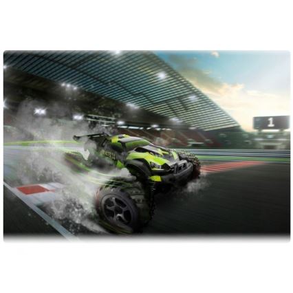 Overmax - RC automobil na daljinsko upravljanje X-MONSTER 3.0 1700 mAh crna/zelena