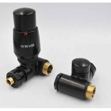 P.M.H. INTER-LB - ventil sa termostatskom glavom INTER levi/crni