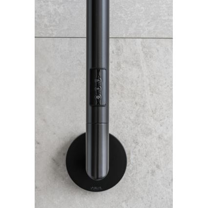 P.M.H. LS1B - Električni sušač peškira LISA 24W/230V 170 cm IP44 crna