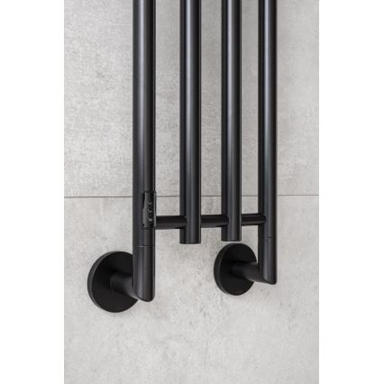 P.M.H. MO1B-RK - Električni sušač peškira MONA 93W/230V 153,3 cm IP44 crna