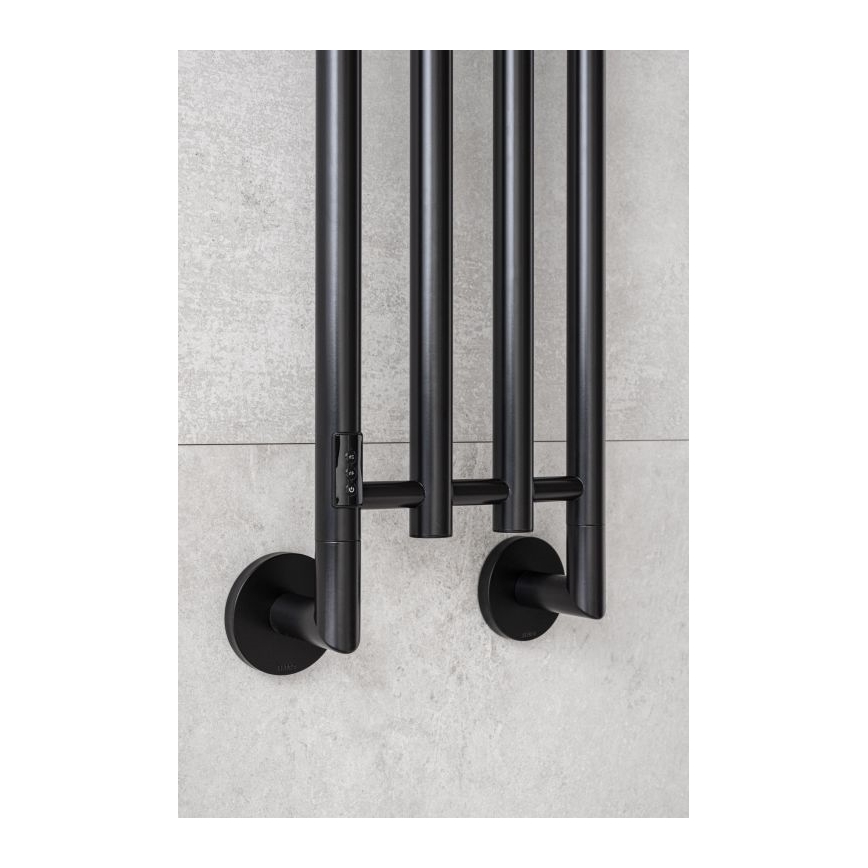P.M.H. MO1B-RK - Električni sušač peškira MONA 93W/230V 153,3 cm IP44 crna