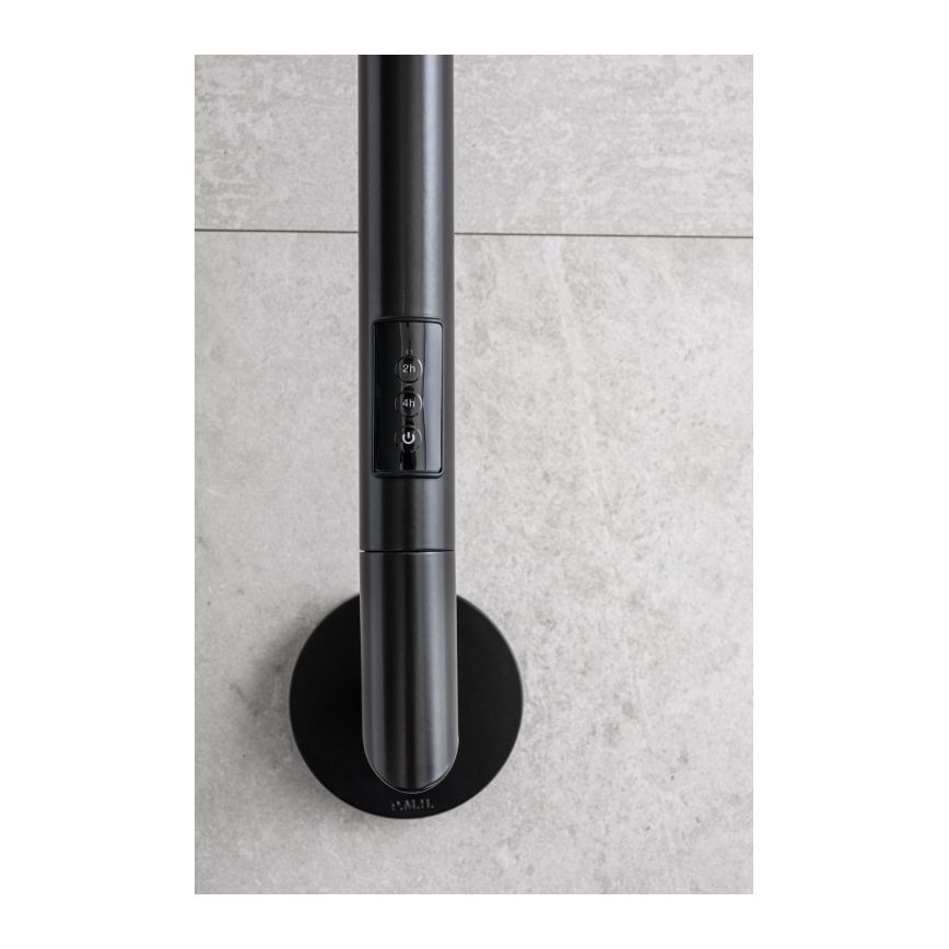 P.M.H. OL1B - Električni sušač peškira OLE 24W/230V 170 cm IP44 crna