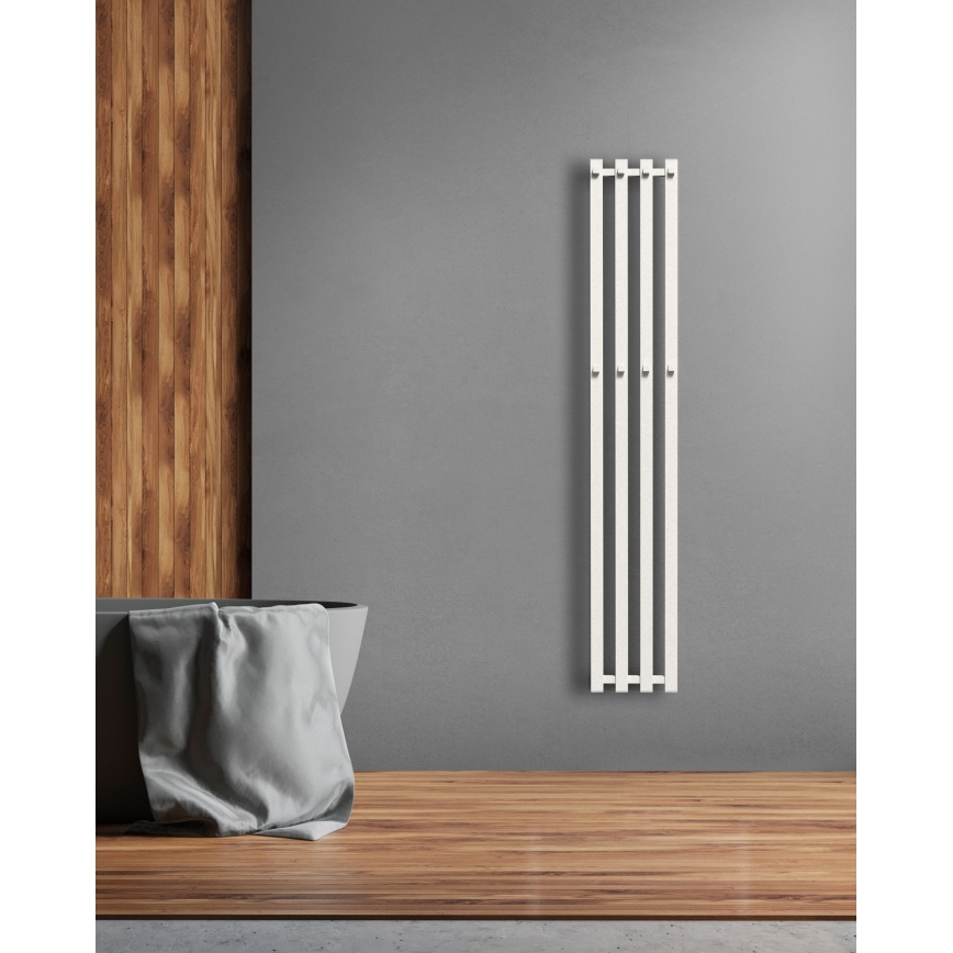 P.M.H. P2W/4 - Kupatilski merdevinski radijator PLUTO 406W 150 cm beli
