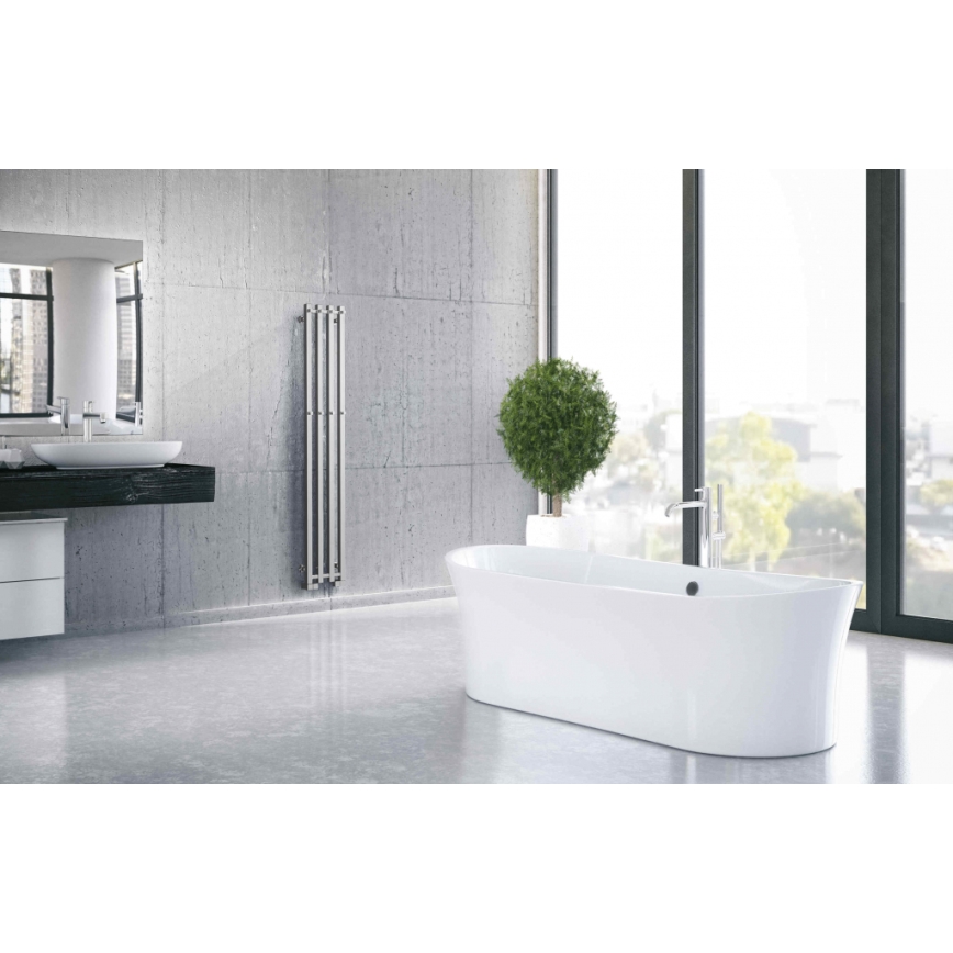 P.M.H. PX2C/4 - Kupatilski peškarnik PLUTO X 350W 150 cm sjajni hrom