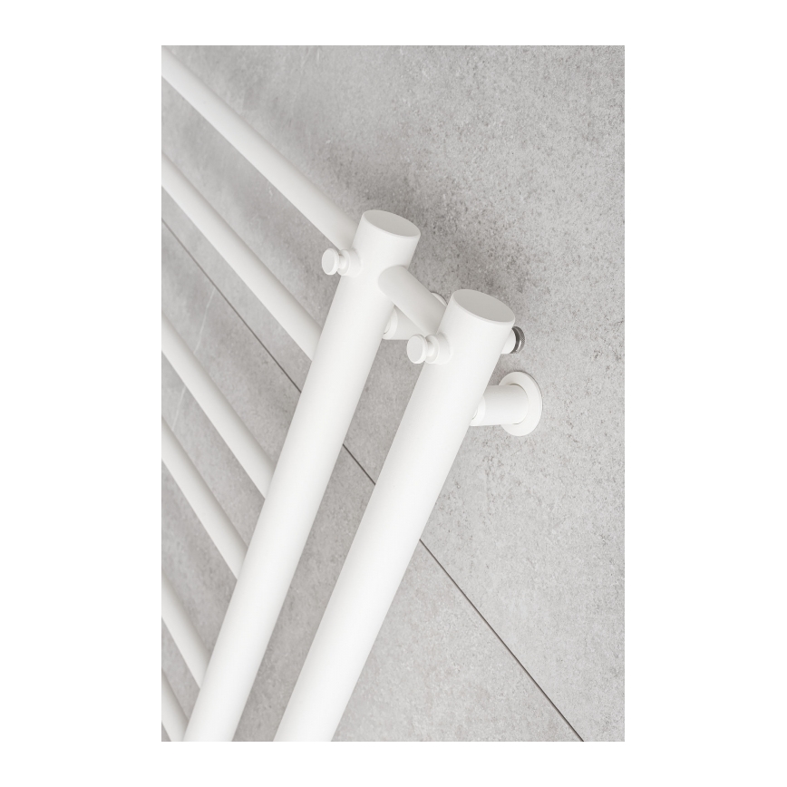 P.M.H. T2W-L - Rebrasti peškirni radijator THEIA 352W 154 cm levi/beli