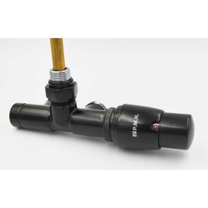 P.M.H. UNIKO-RB-EK - Ventil sa termostatskom glavom UNIKO desni/crni