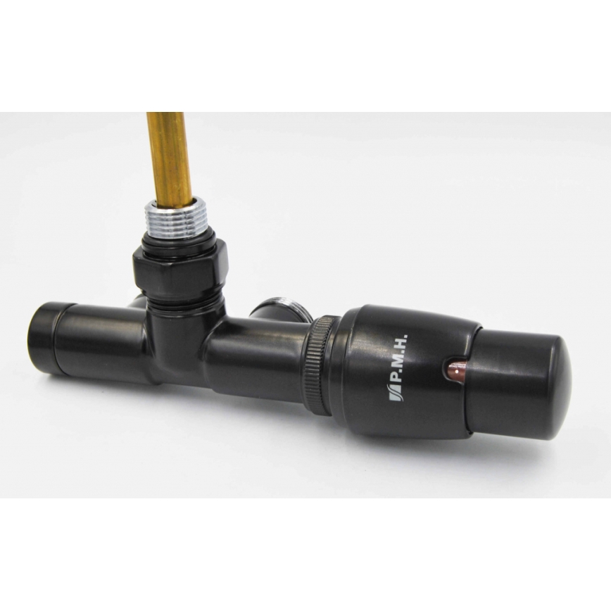 P.M.H. UNIKO-RB-EK - Ventil sa termostatskom glavom UNIKO desni/crni