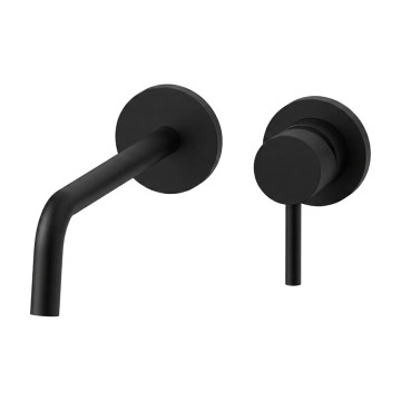 Paffoni - Baterija za umivaonik za podžbuknu ugradnju LIGHT crna