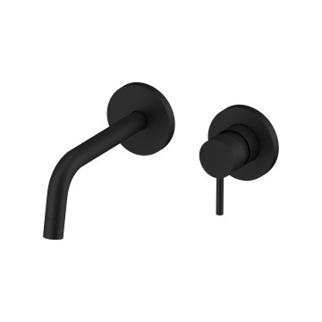 Paffoni - Baterija za umivaonik za podžbuknu ugradnju LIGHT crna