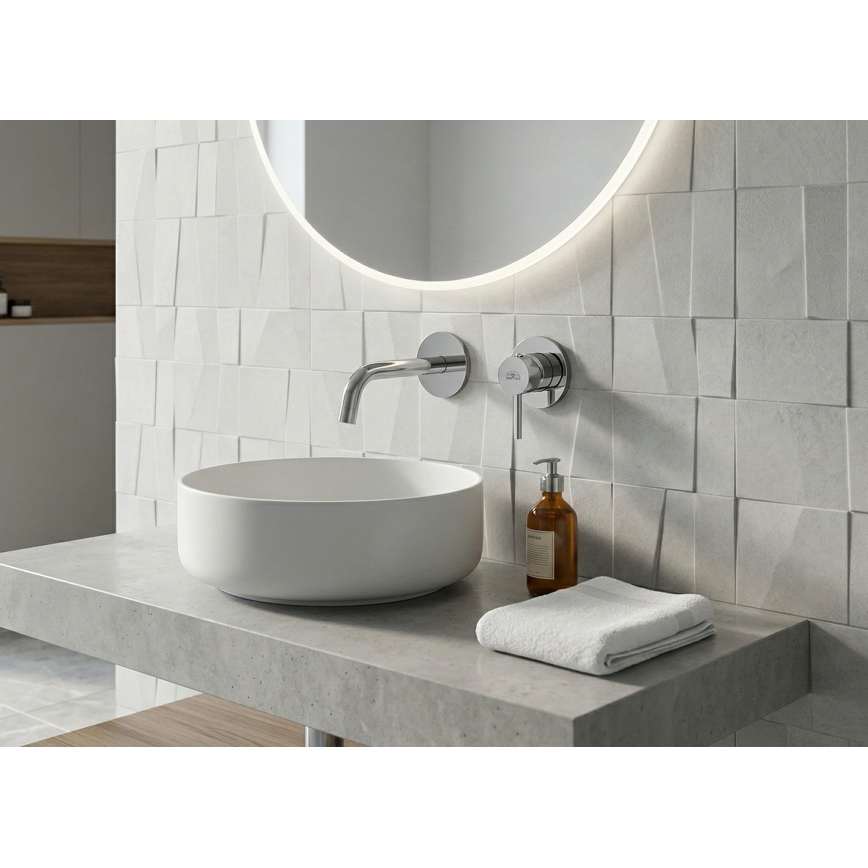 Paffoni - podžbukna baterija za umivaonik LIGHT, sjajni hrom