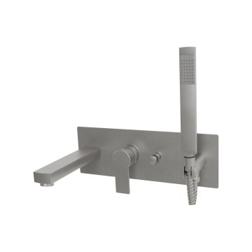 Paffoni - Set za kadu sa baterijom za podžbuknu ugradnju TANGO, nerđajući čelik