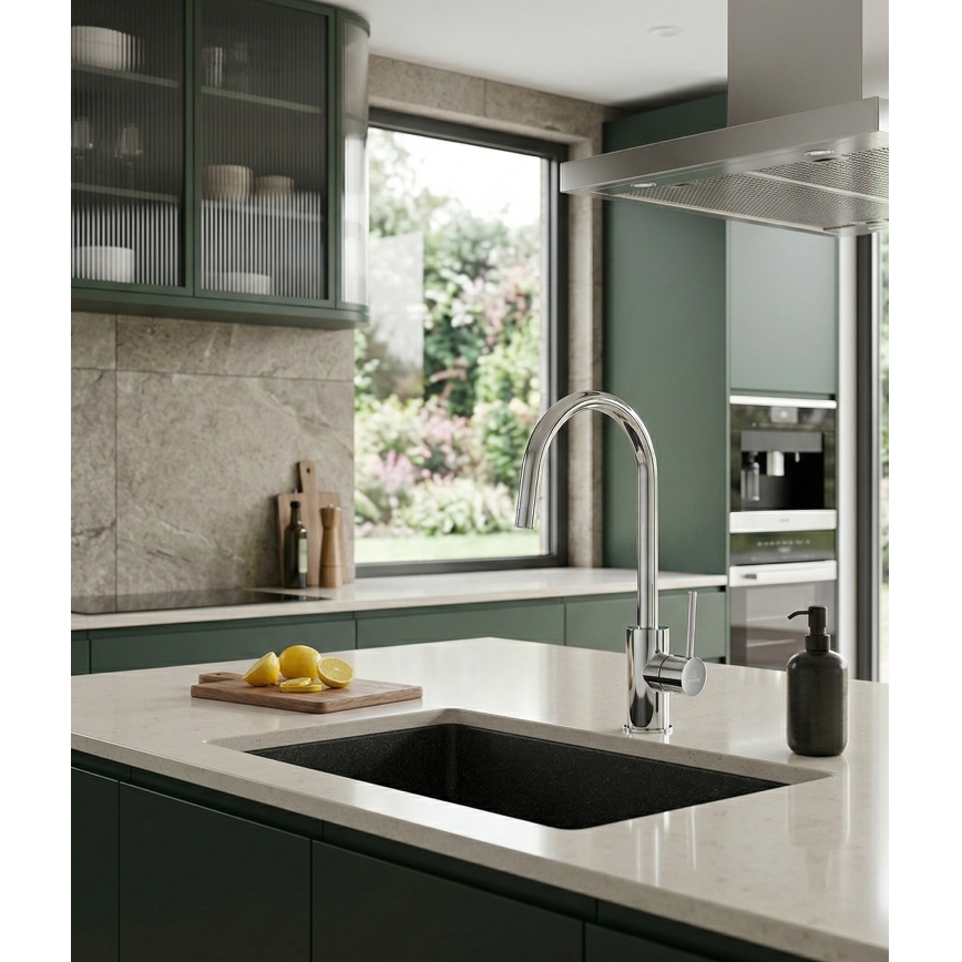 Paffoni - Slavina za sudoperu LIGHT, 36,3 cm, sjajni hrom