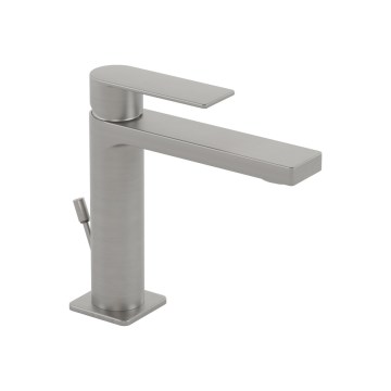 Paffoni - Slavina za umivaonik + klik-klak ventil TANGO nerđajući čelik