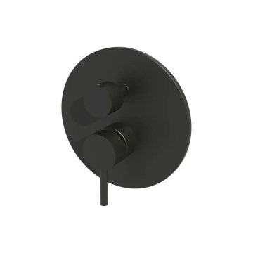 Paffoni - Tuš baterija za podžbuknu ugradnju LIGHT crna