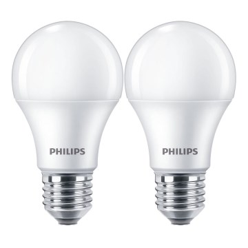 Paket od 2 LED sijalice Philips A60 E27/10W/230V 4000K