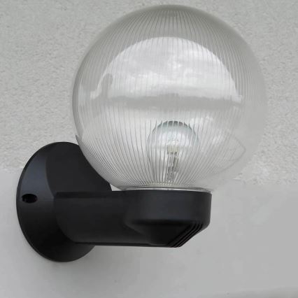Spoljna zidna svetiljka NADIR 1xE27/15W/230V IP44 prozirna
