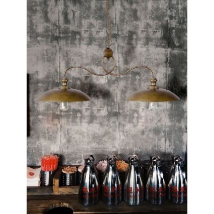 Luster na sajli ELZA 2xE27/60W/230V