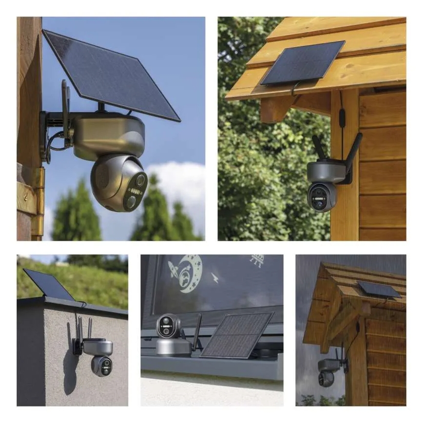 Pametna solarna kamera sa GoSmart senzorom — 4G/LTE, 10400 mAh, 5V, IP65, kompatibilna sa Tuya