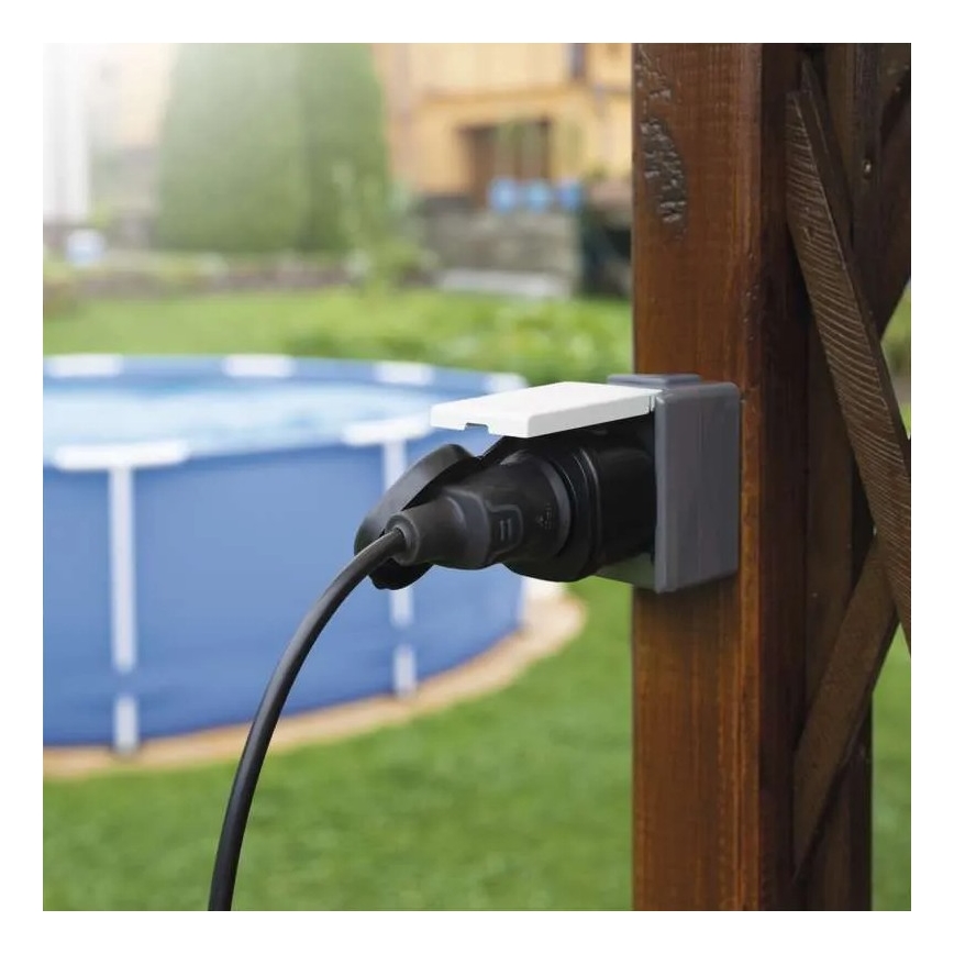 Pametna spoljašnja utičnica GoSmart 3680W/230V/16A Wi-Fi Tuya IP44