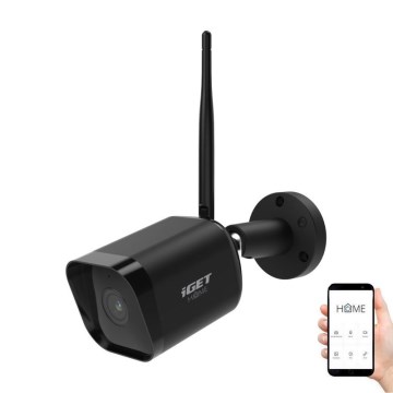 Pametna spoljna kamera sa senzorom Full HD 1080p 12V IP65 Wi-Fi Tuya crna