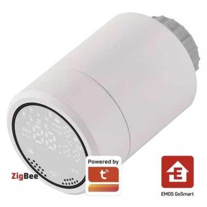 Pametna termostatska glavica sa LCD displejem GoSmart M30x1,5 2xAA/1,5V Tuya