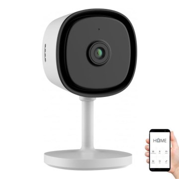 Pametna unutrašnja kamera sa Full HD 1080p senzorom, 5V napajanje, Wi-Fi, Tuya, bela