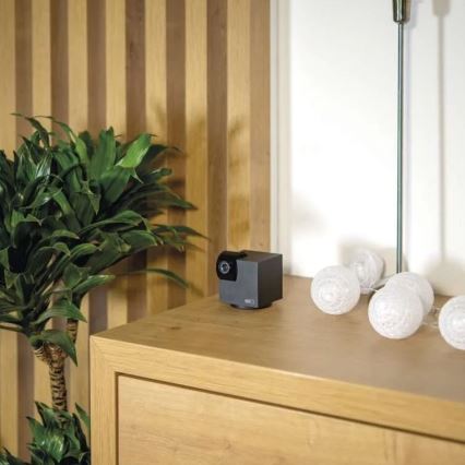 Pametna unutrašnja rotirajuća kamera sa senzorom pokreta GoSmart 5V Wi‑Fi Tuya crna