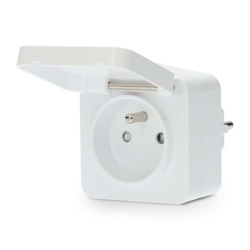 Pametna utičnica 3680W/230V/ Tip E/16A Wi-Fi Tuya IP44