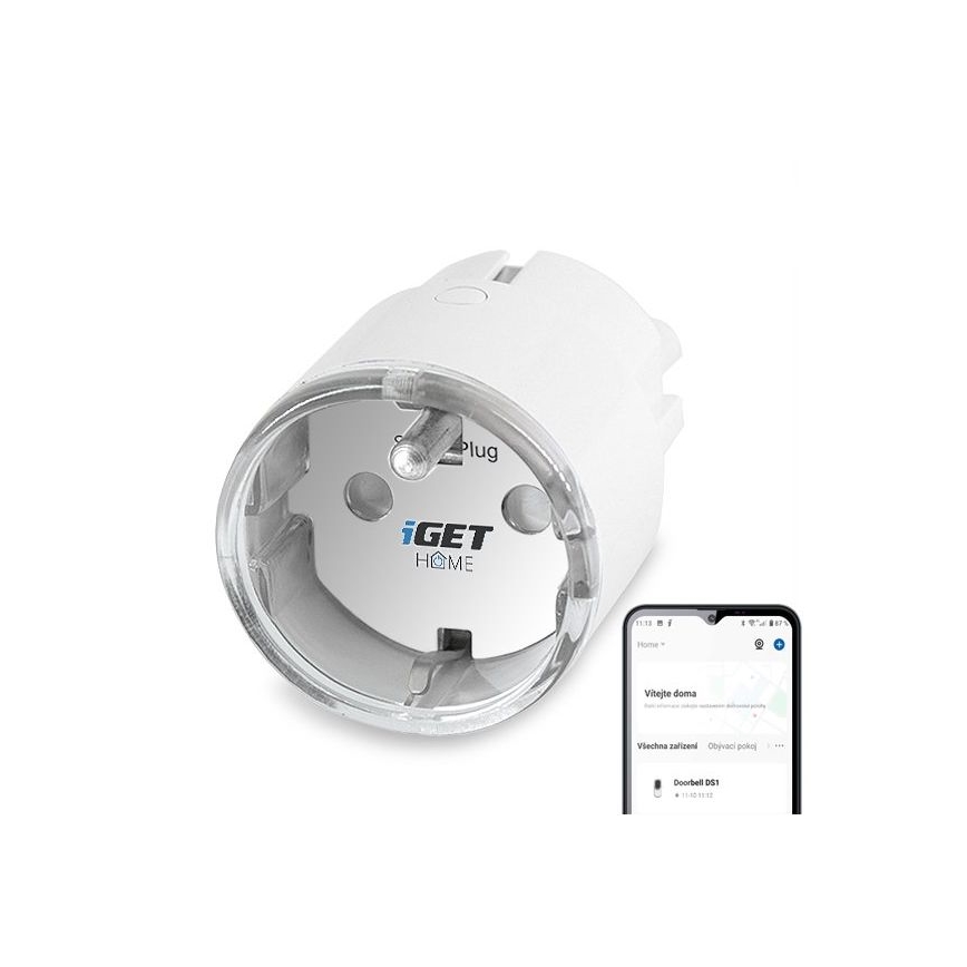 Pametna Wi‑Fi utičnica sa merenjem potrošnje 3680 W / 230 V