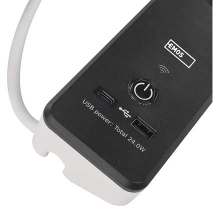 Pametni produžni kabl sa prekidačem GoSmart 4Z + 1x USB-A + 1x USB-C, 2 m, Wi-Fi Tuya