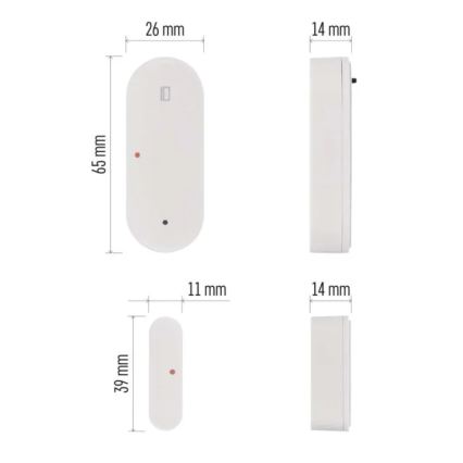 Pametni senzor vrata GoSmart 1xCR2032