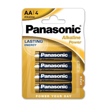 Panasonic - 4 kom. alkalne baterije AA/LR06