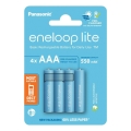 Panasonic - 4 kom punjivih AAA baterija Eneloop Lite 550 mAh