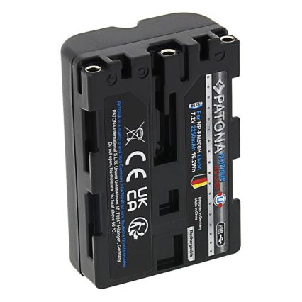 PATONA - Akumulatorska baterija za Sony NP-FM500H, 2250 mAh, Li-Ion Platinum, USB-C punjenje