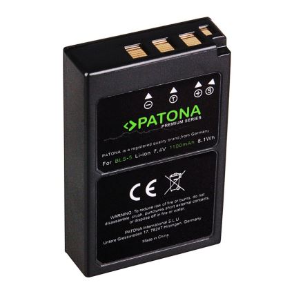 PATONA - Baterija Olympus BLS5 1100mAh Li-Ion Premium
