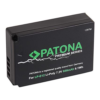 PATONA - Baterija za Canon LP-E12 850mAh Li-Ion PREMIUM