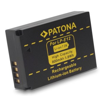 PATONA - Baterija za Canon LPE12 800 mAh Li-Ion