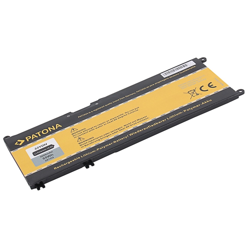 PATONA - Baterija za DELL Inspiron 13/15/17 G3 3600mAh Li-polimer 15,2V 33YDH