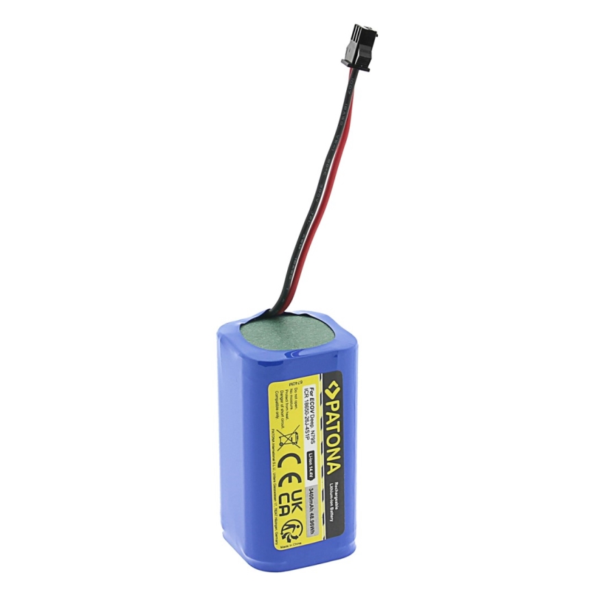 PATONA - Baterija za Ecovacs Deebot 600/N79/715 3400mAh Li-Ion 14,4V