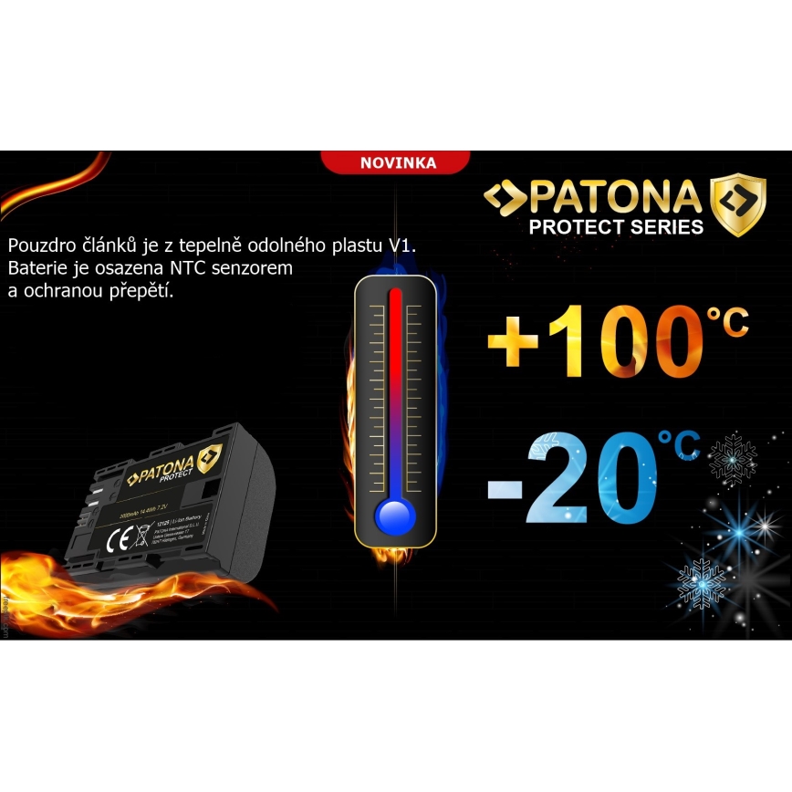 PATONA - Baterija za Fuji NP-W235 2600mAh Li-Ion 7,2V sa zaštitom za X-T4