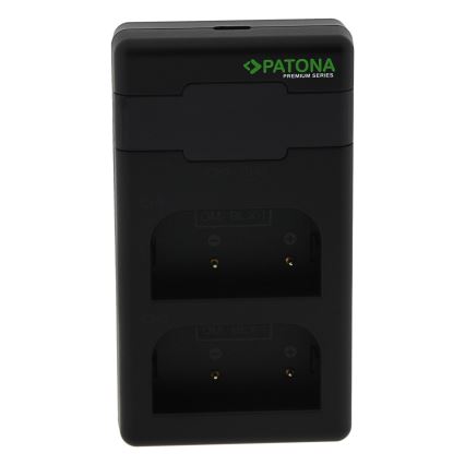 PATONA - Brzi dupli punjač za Olympus BLX-1 + USB-C kabel 0,6m