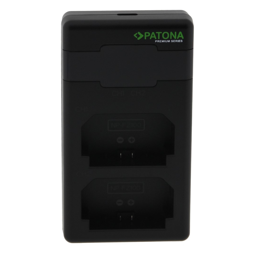 PATONA - Dvostruki brzi punjač za Sony NP-FZ100 +kabl USB-C 0,6m