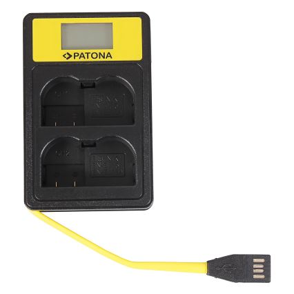 PATONA - Dvostruki punjač za Nikon EN-EL15 sa LCD,USB