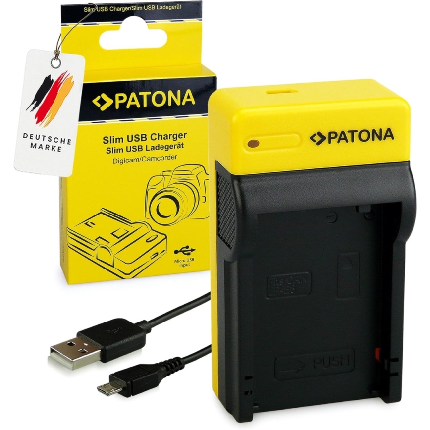 PATONA - Punjač za fotoaparat Canon LP-E17 slim,USB