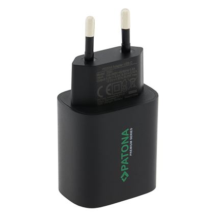 PATONA - USB-C punjač Power Delivery 20W/230V crni